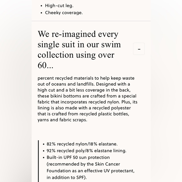 J Crew Bikini Swim Bottom Cheeky Curved Waist Light Pink L (12-14) NWT - Picture 2 of 6